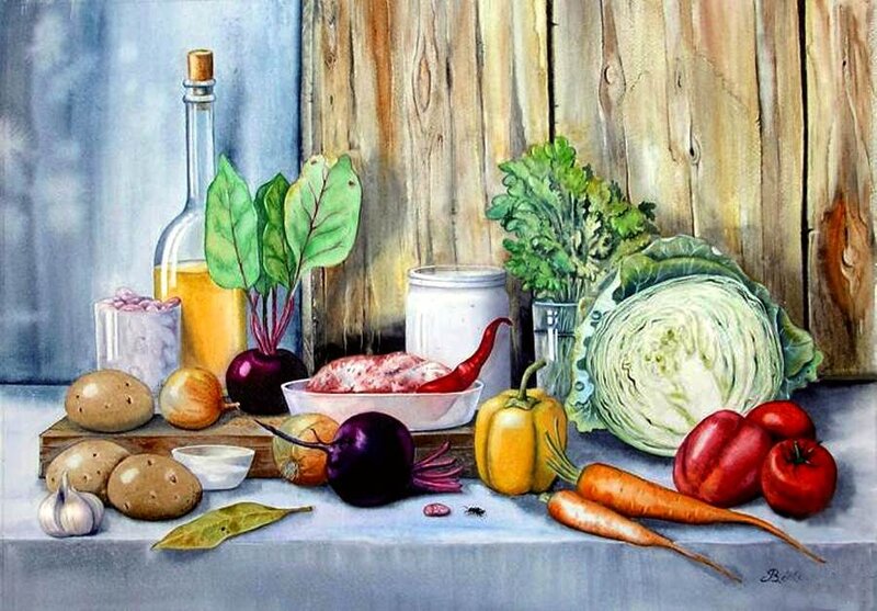 Vegetables and Ingredients