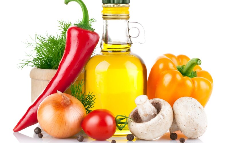 Vegetables and Oil — Yellow