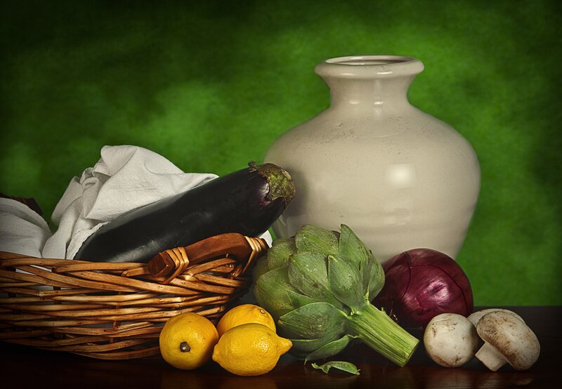 Vegetables in a Basket