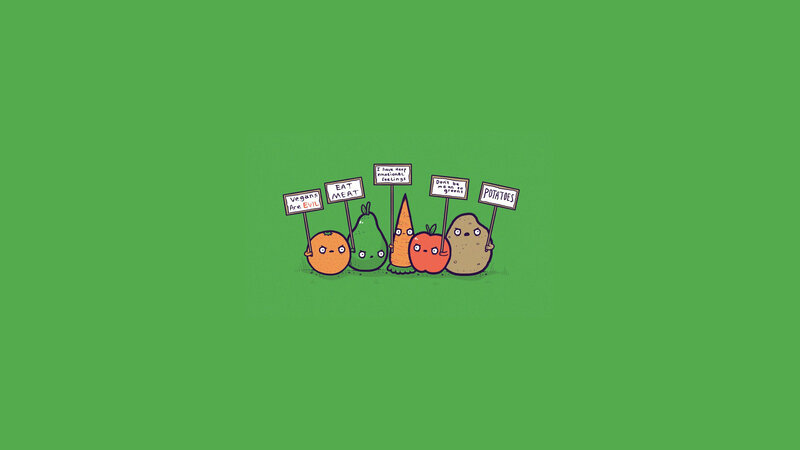 Vegetables Protesting