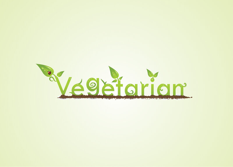Vegetarian Text Design