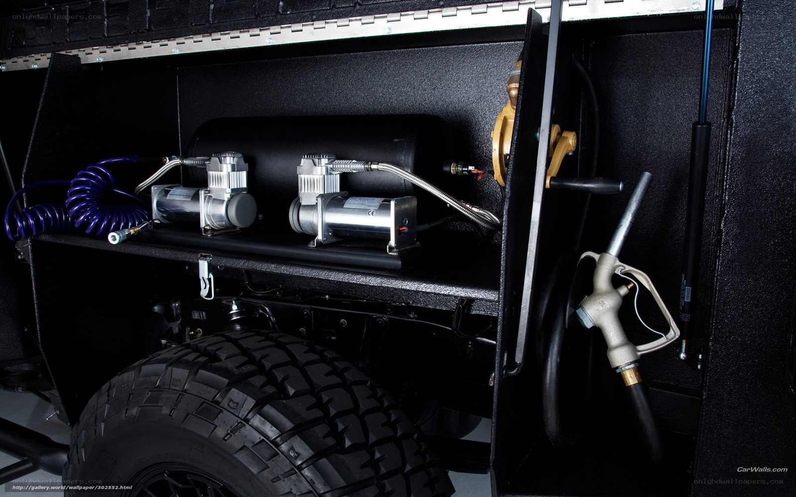 Vehicle air compressor system