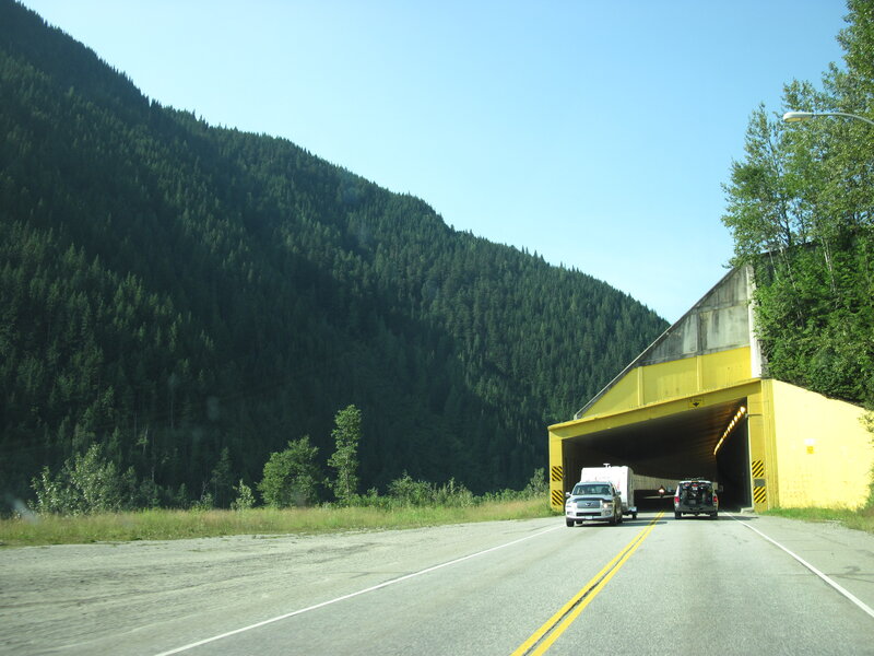 Vehicles Entering Tunnel