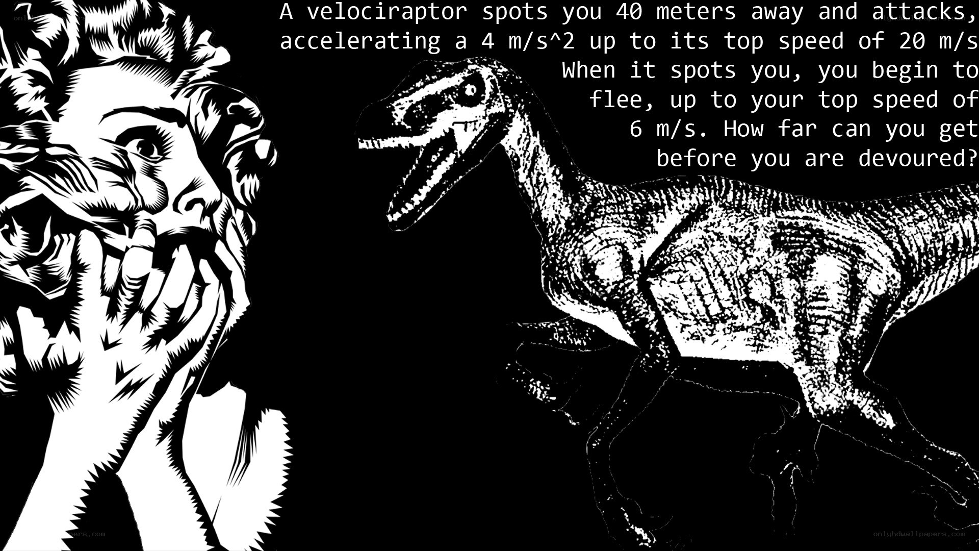 Velociraptor escape scenario