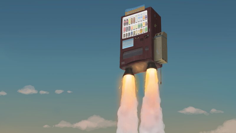 Vending Machine Rocket