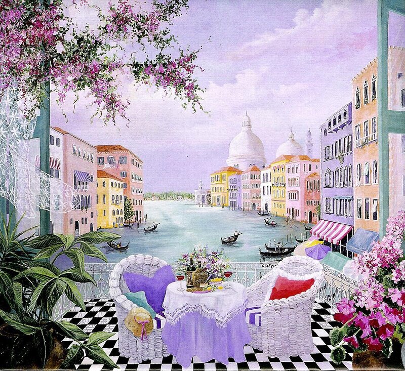 Venetian balcony view