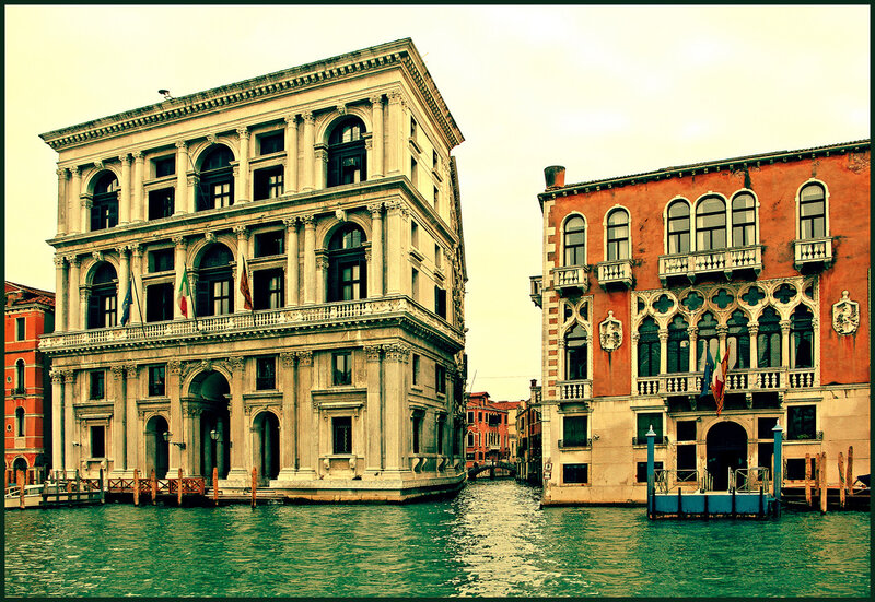 Venetian buildings along a canal