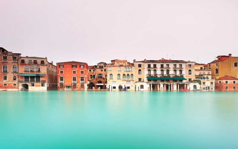 Venetian Buildings on Canal