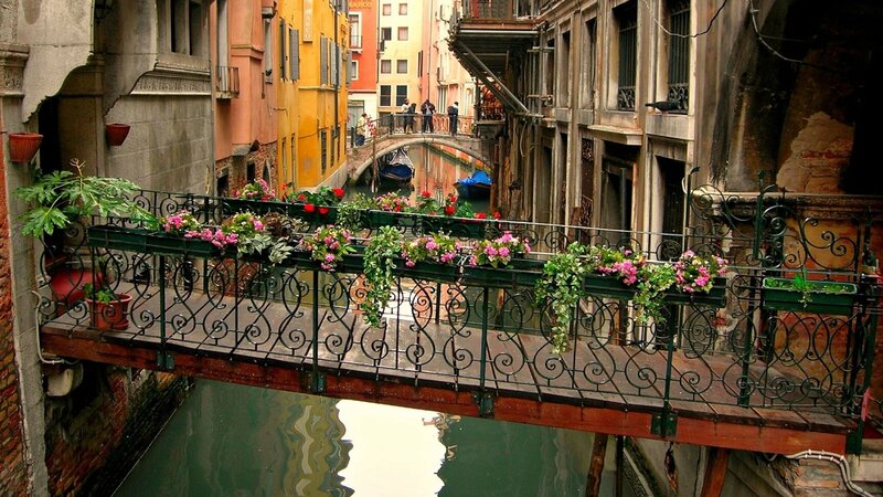 Venetian Canal Bridge