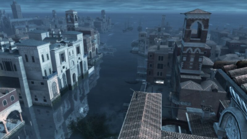 Venetian Canal Cityscape
