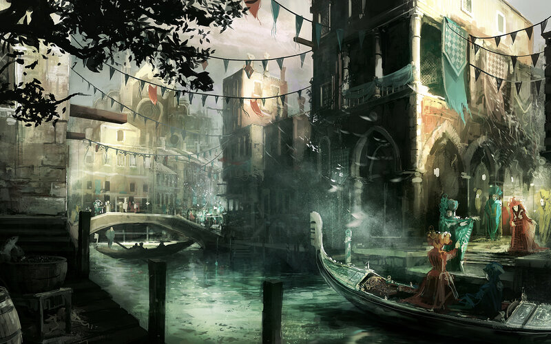 Venetian canal festival