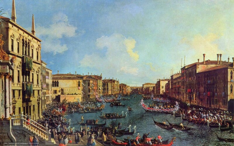 Venetian canal festival