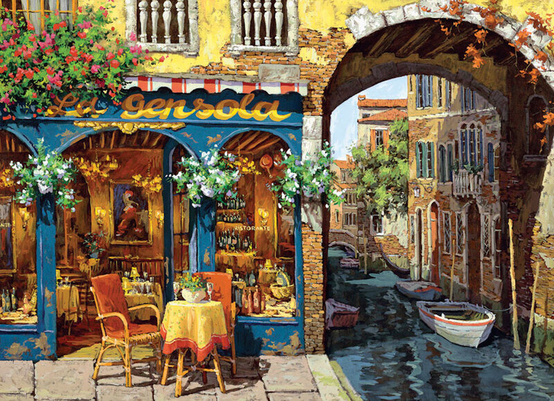 Venetian Canal Restaurant — Yellow