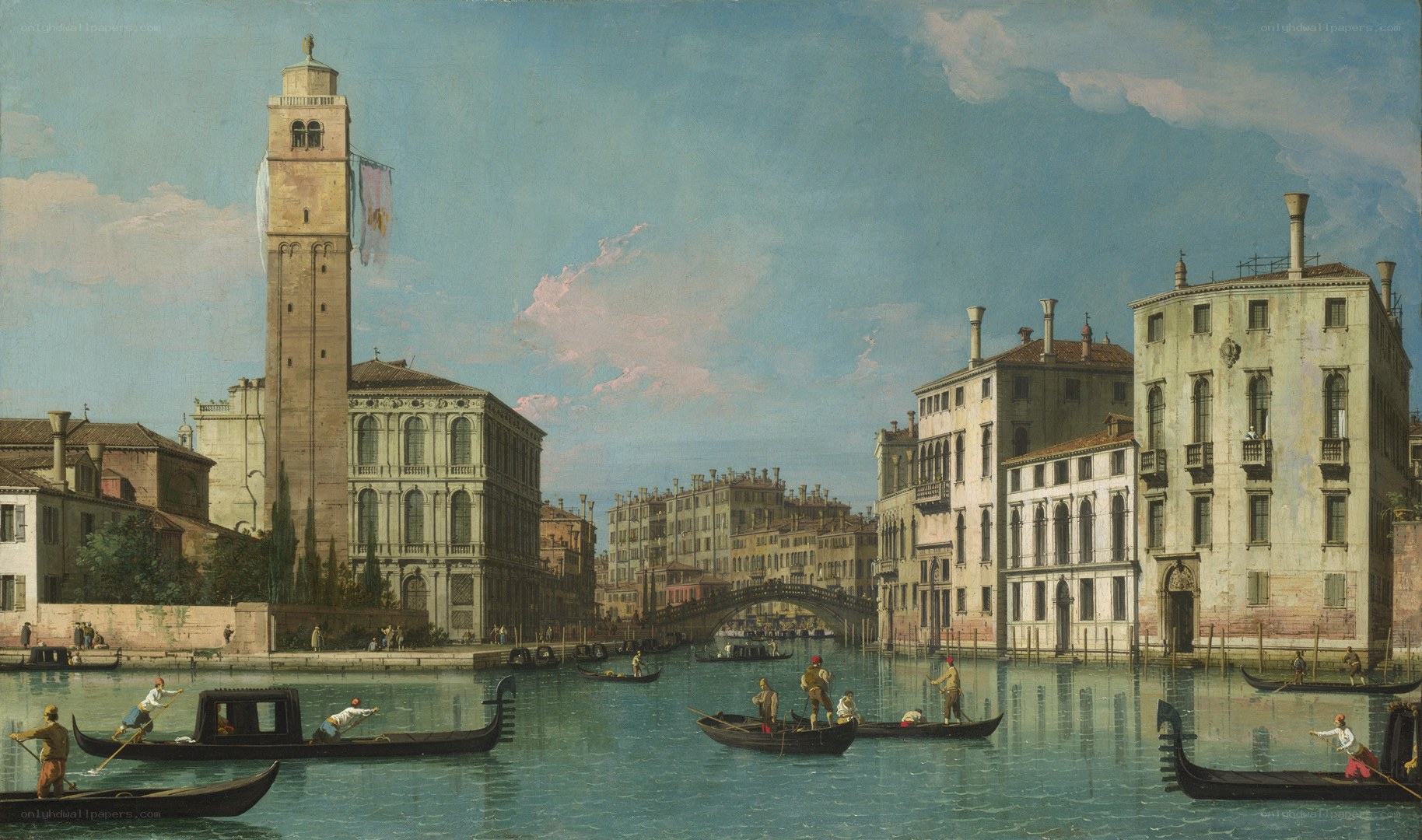 Venetian canal scene