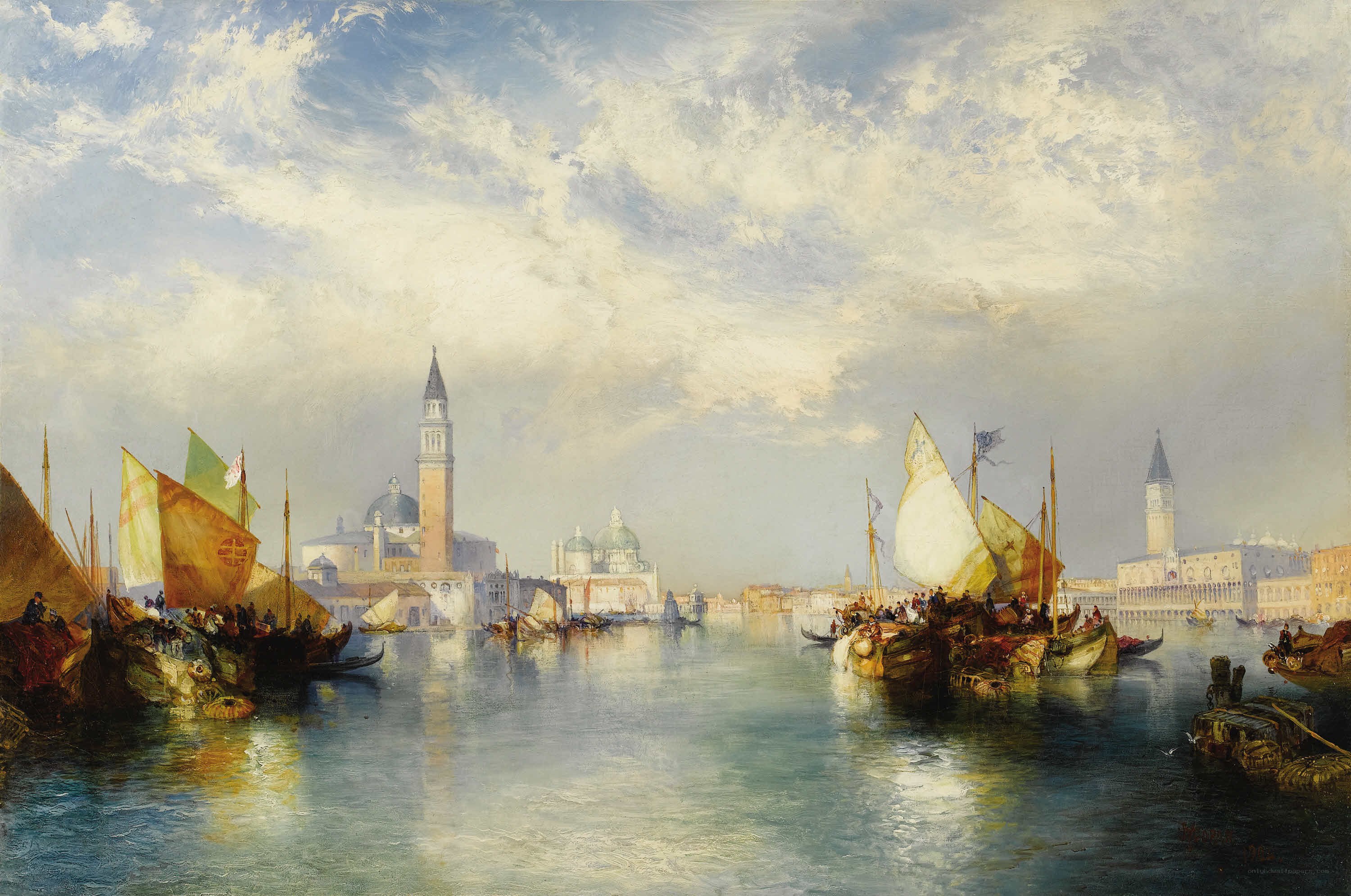 Venetian canal scene