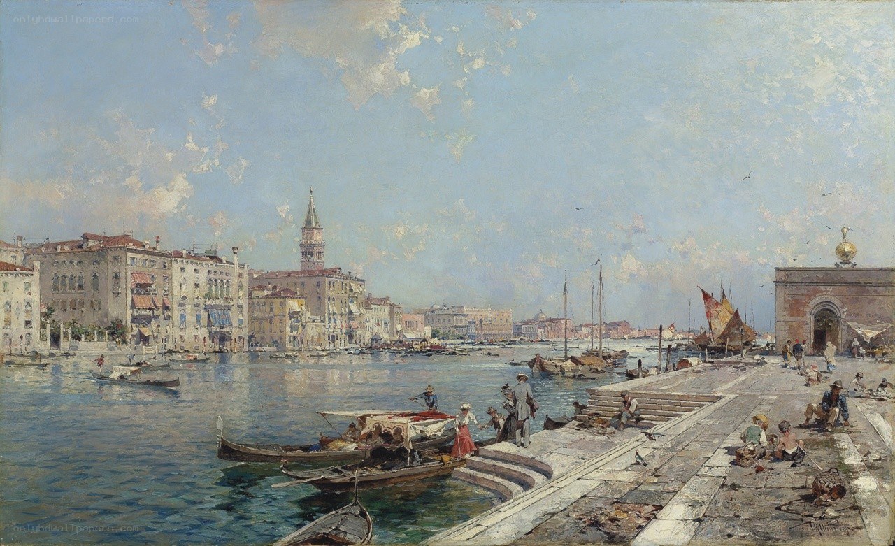 Venetian canal scene