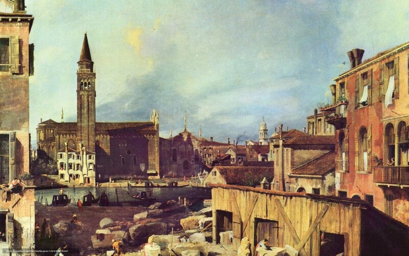 Venetian canal scene