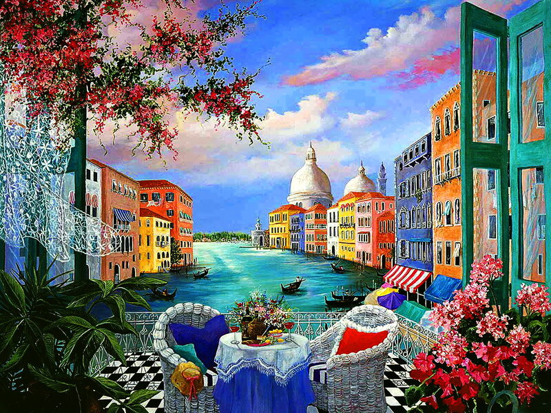 Venetian Canal View