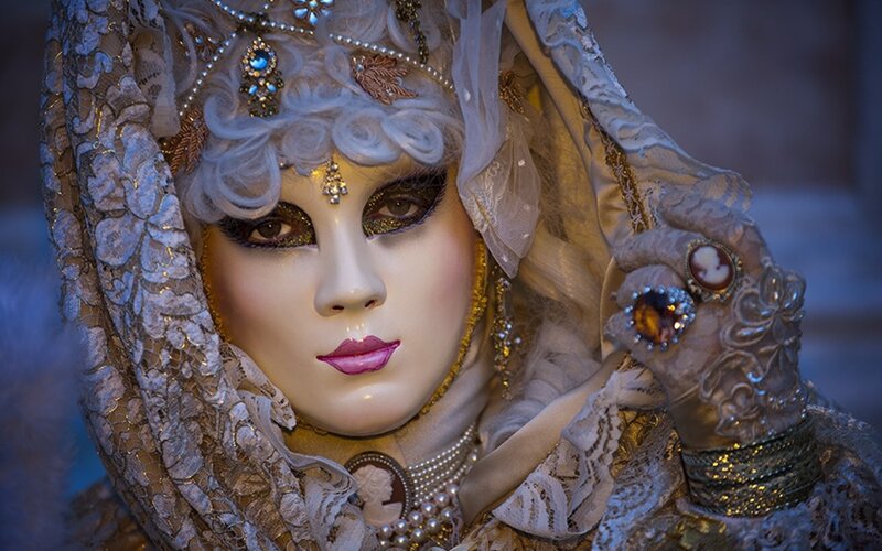 Venetian carnival mask