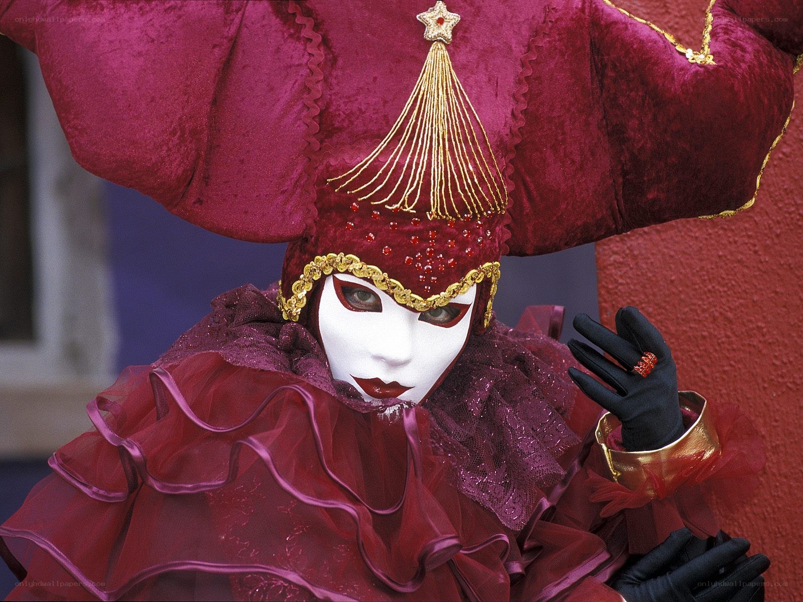 Venetian carnival mask
