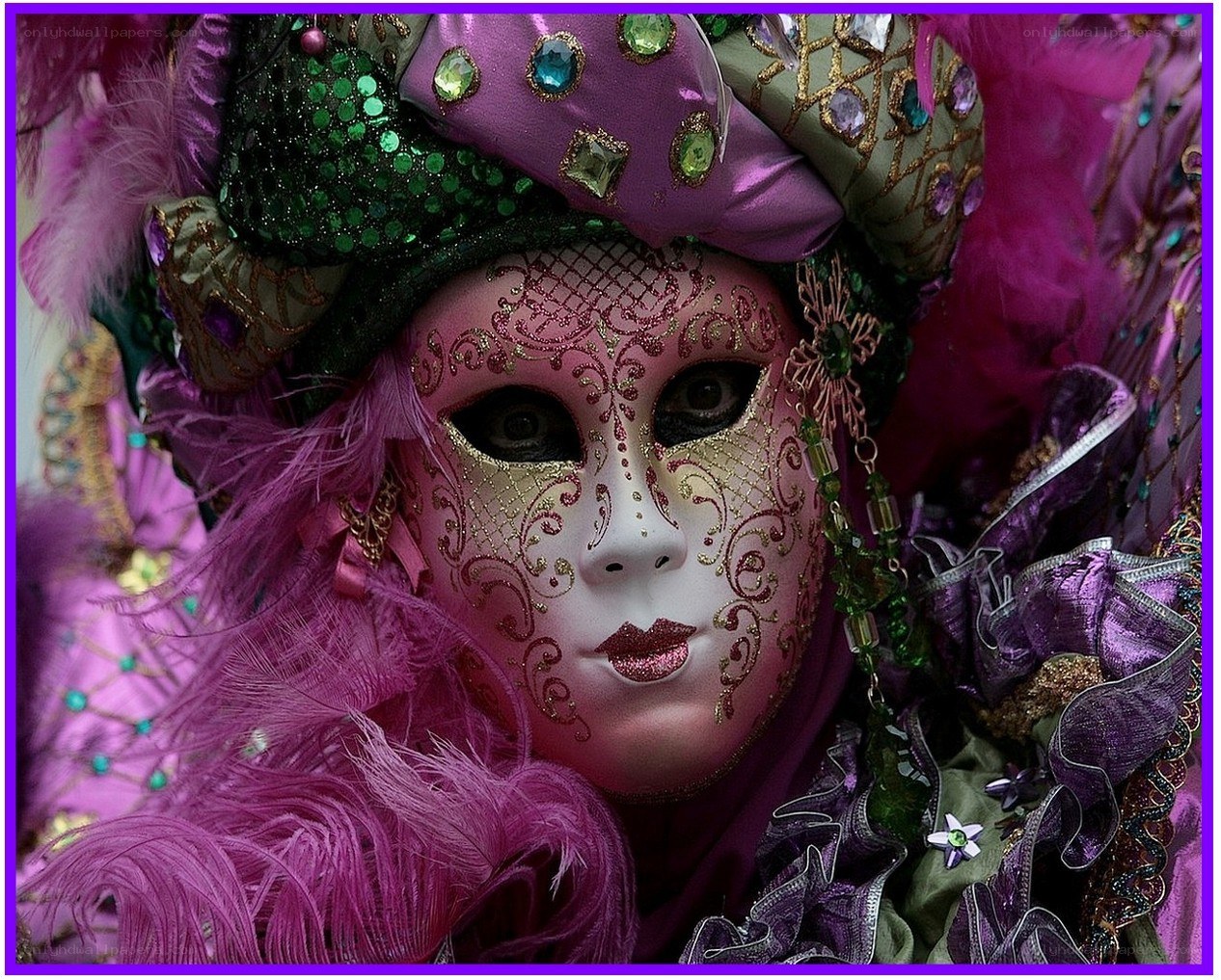 Venetian carnival mask
