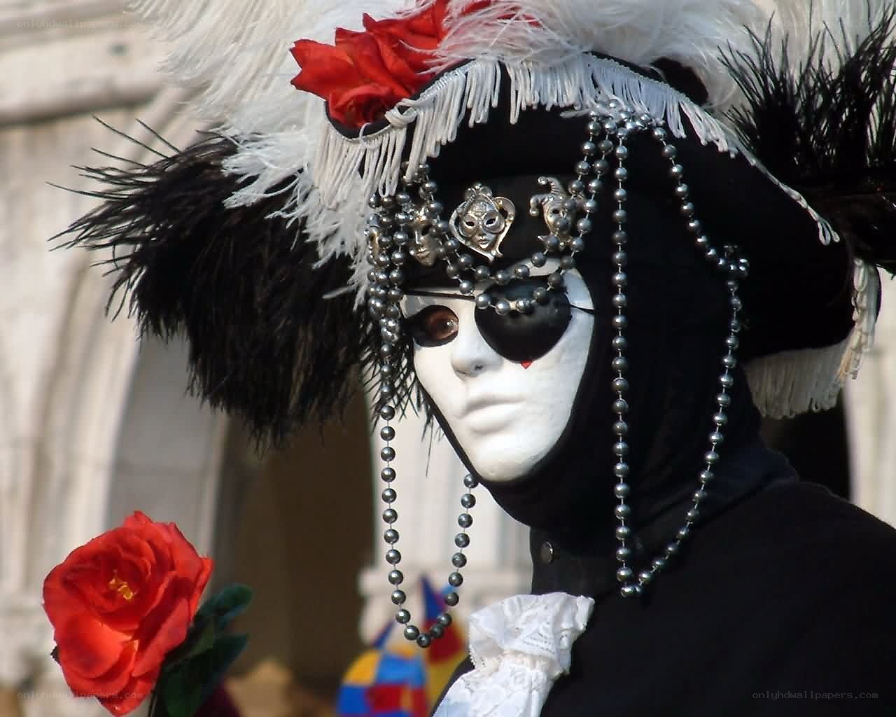 Venetian carnival mask
