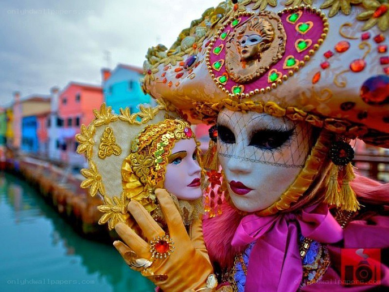 Venetian carnival mask