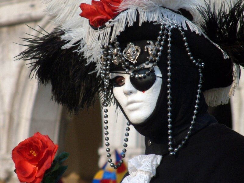Venetian carnival mask