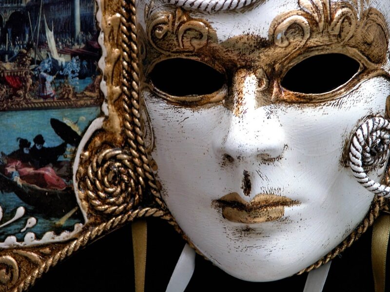 Venetian carnival mask
