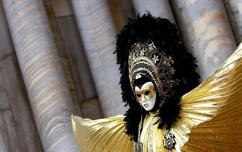 Venetian carnival mask