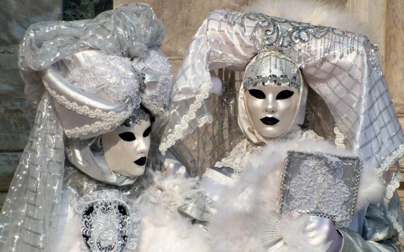 Venetian carnival masks