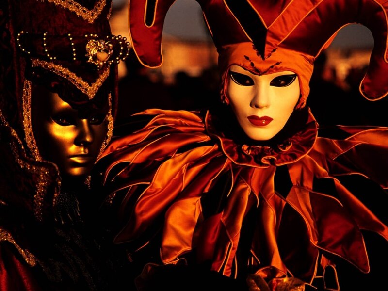 Venetian carnival masks