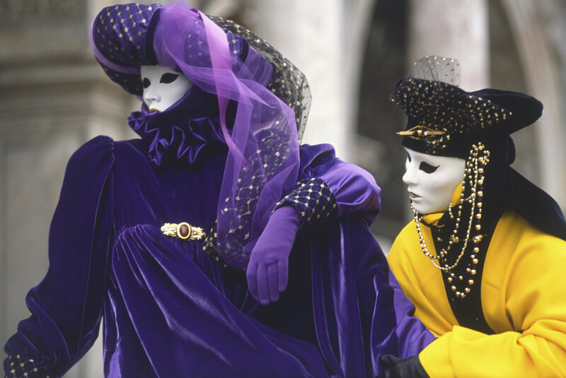 Venetian carnival masks