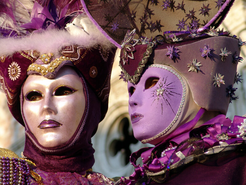 Venetian carnival masks
