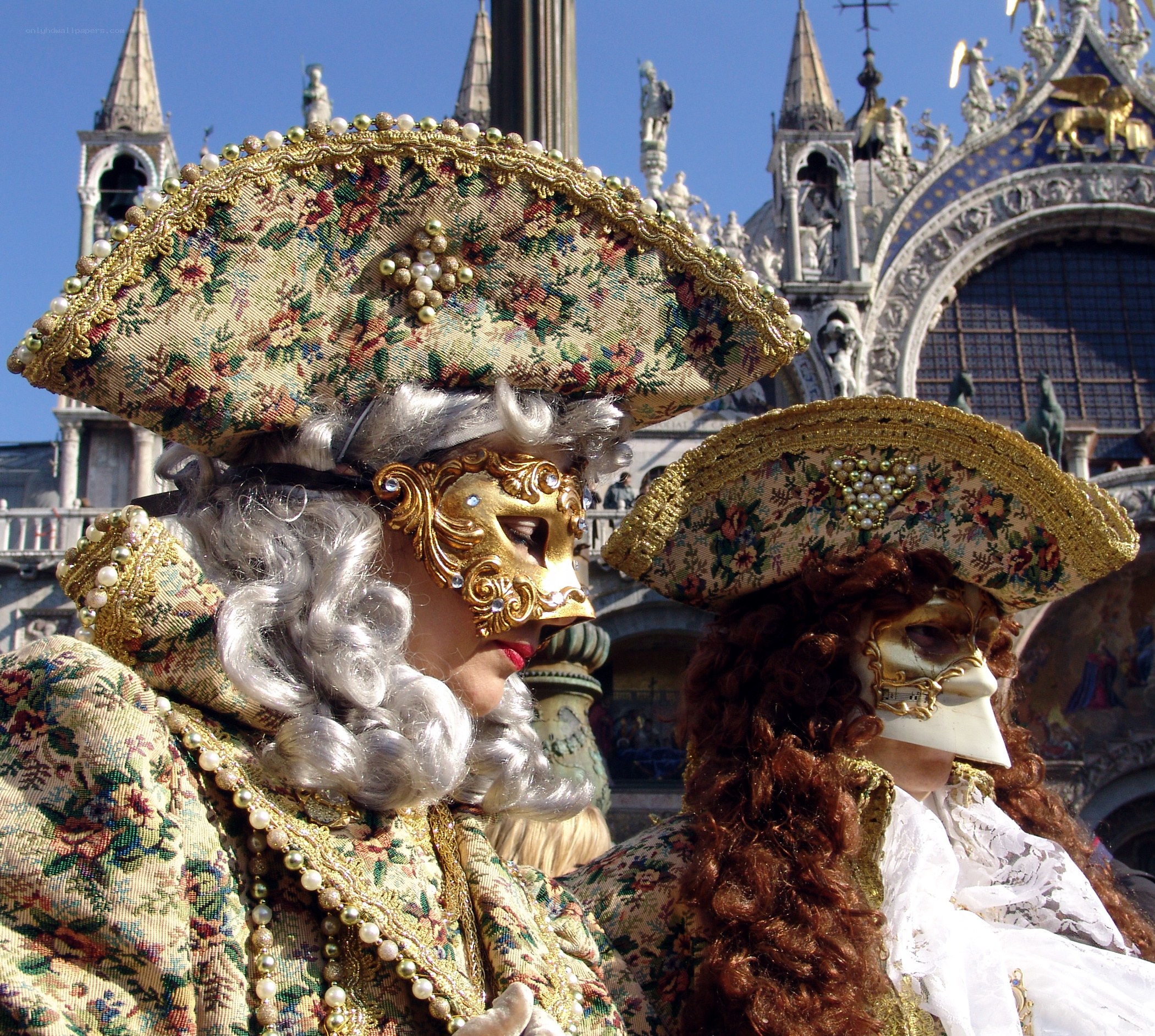 Venetian carnival masks