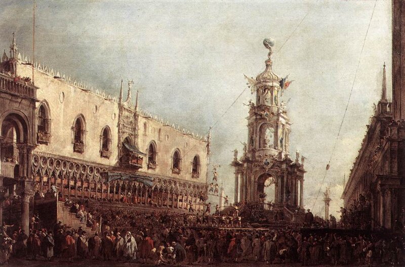 Venetian festival scene
