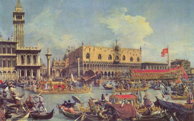 Venetian festival scene