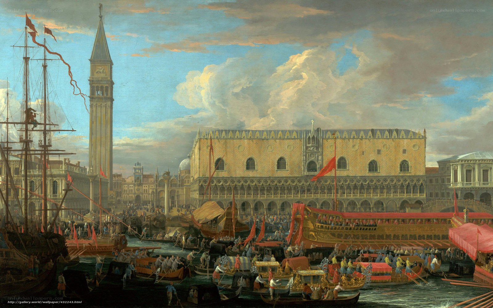 Venetian harbor scene