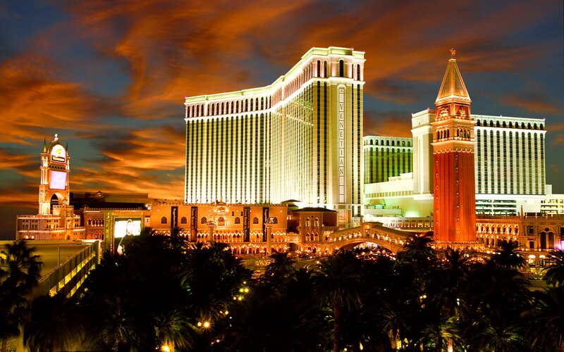 Venetian Las Vegas at dusk