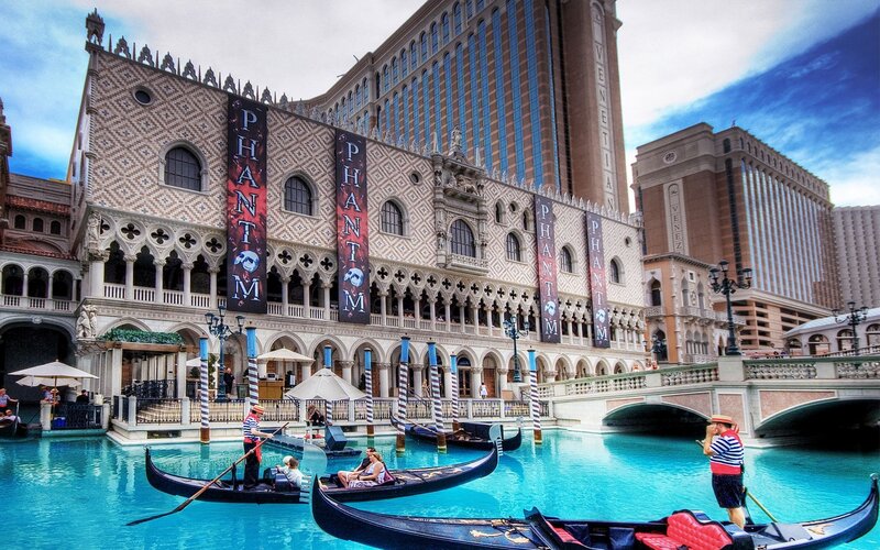 Venetian Las Vegas gondola scene