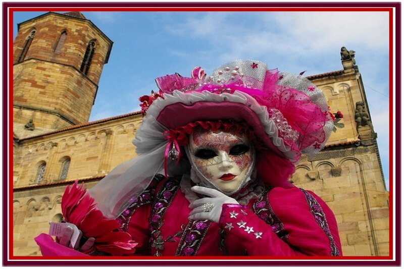 Venetian mask at festival
