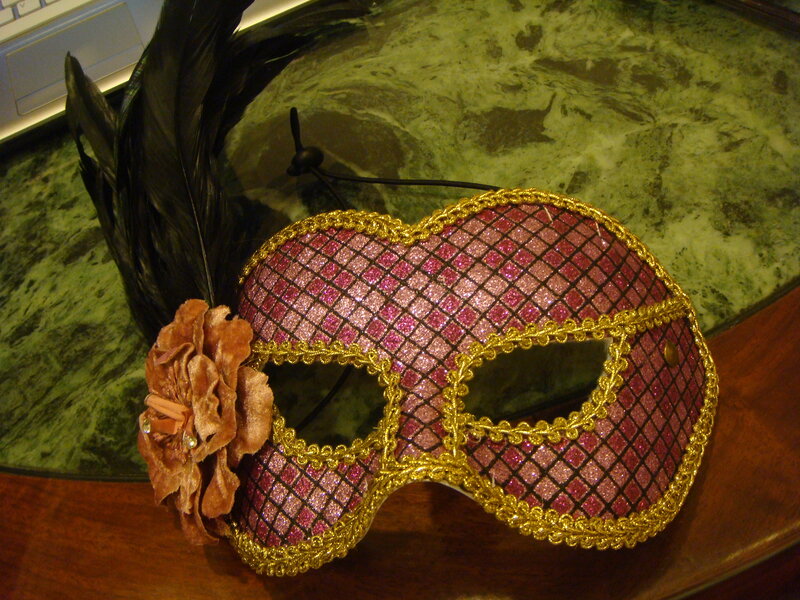 Venetian Mask on Table