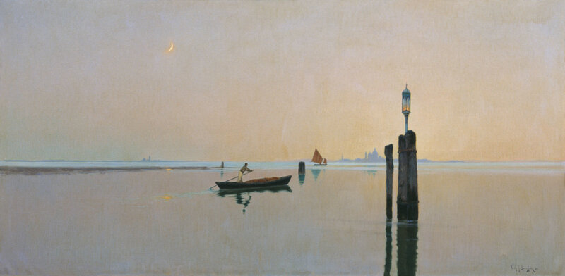 Venetian Moonlit Scene