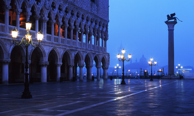 Venetian Square at Dawn