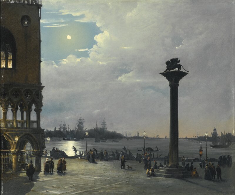 Venetian Square at Night