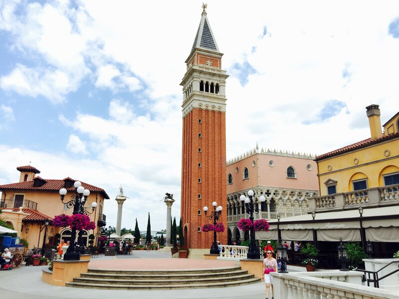 Venetian-style Clock Tower — Orange