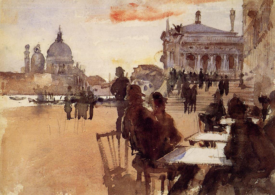 Venetian waterfront scene