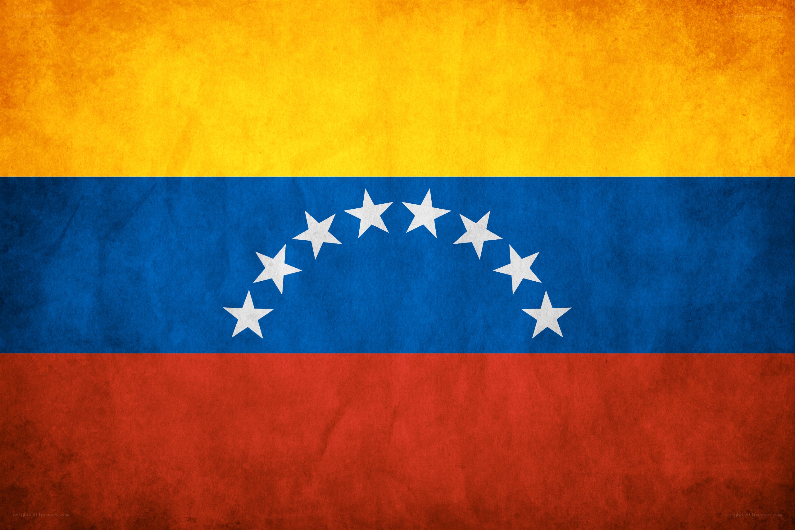 Venezuelan flag with distressed texture
