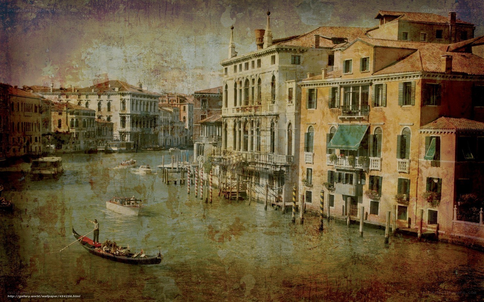 Venice canal scene