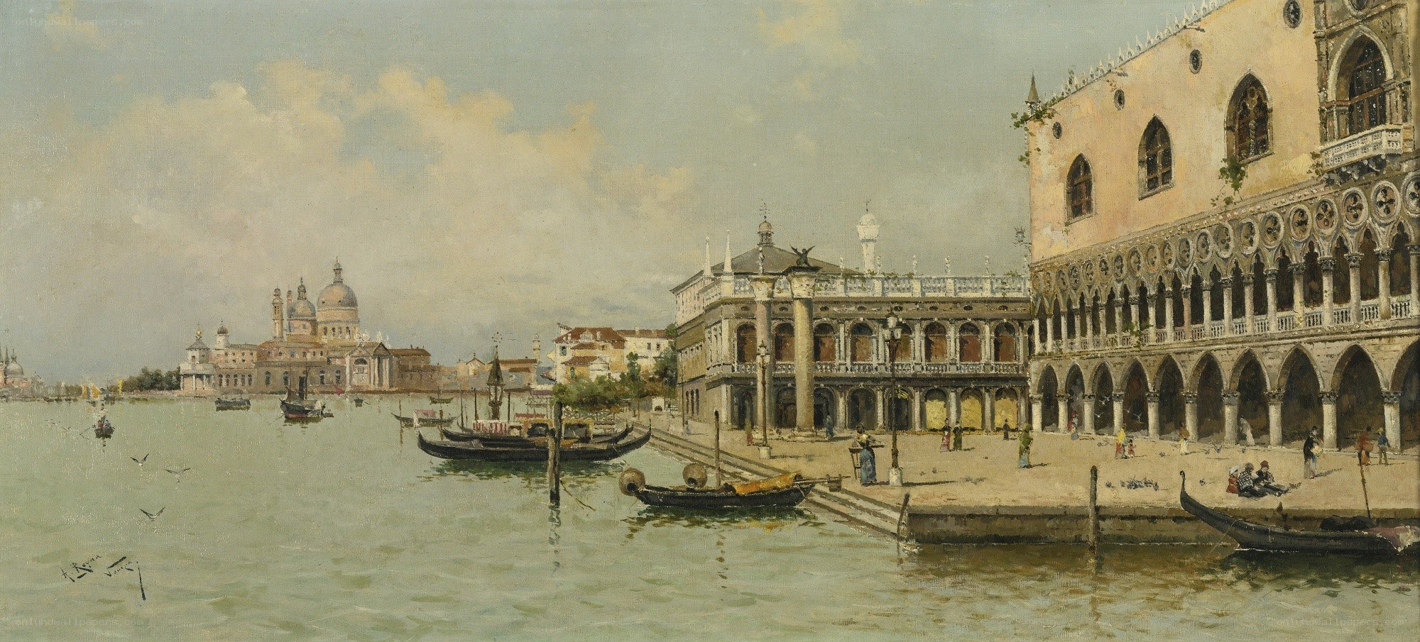 Venice canal scene